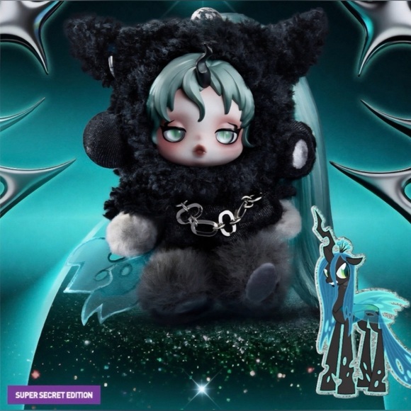 SKULLPANDA x My Little Pony Super Secret CHRYSALIS Confirmed Box NEW PopMart